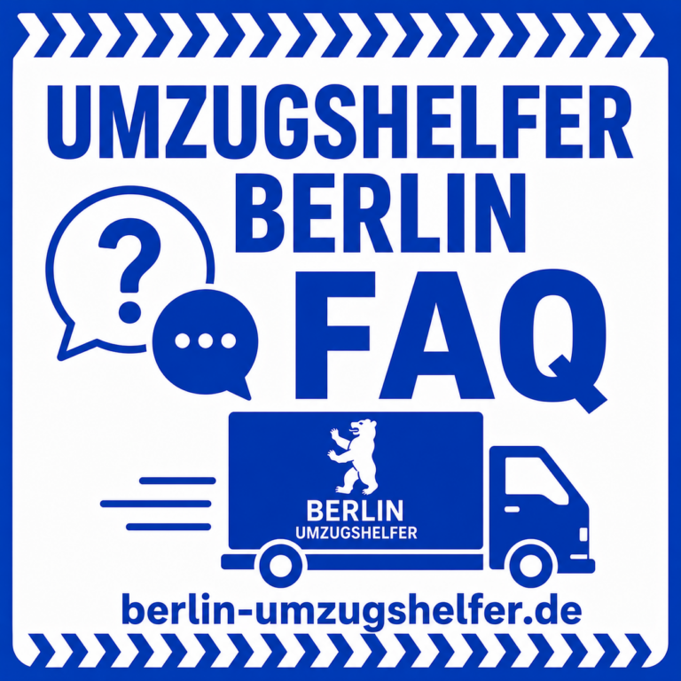 Umzugshelfer Berlin FAQ von Berlin Umzugshelfer mit Hinweis auf häufige Fragen zu Umzugshilfe in Berlin