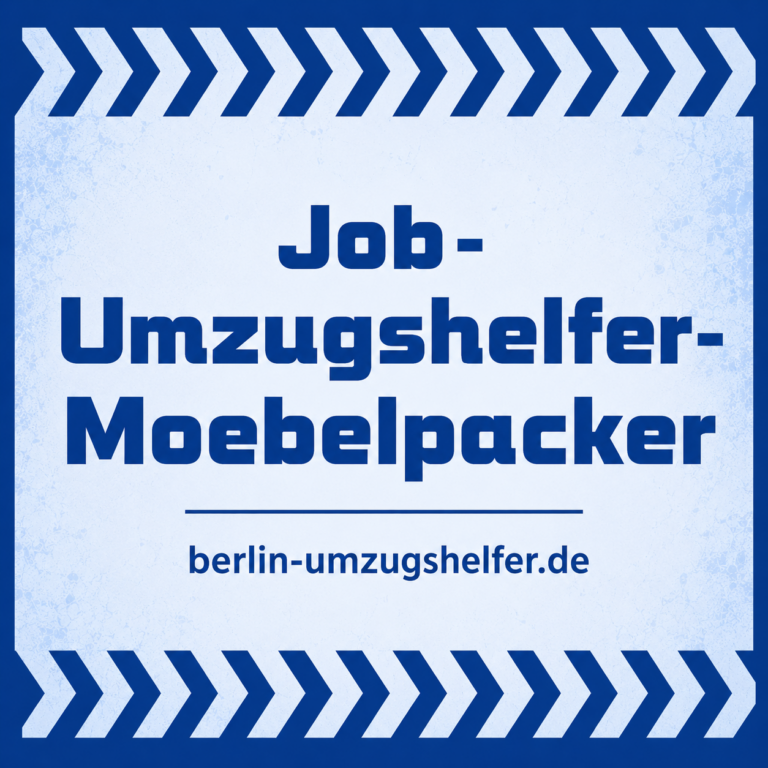 Job als Umzugshelfer und Möbelpacker in Berlin bei Berlin Umzugshelfer mit flexiblen Einsatzzeiten und fairer Bezahlung
