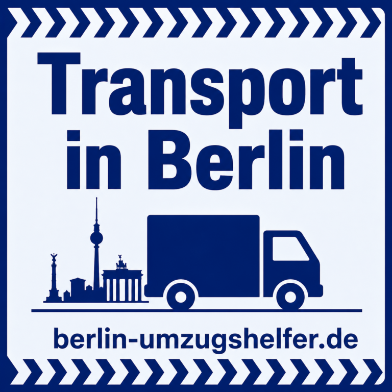 Titelbild für Transport in Berlin von Berlin Umzugshelfer mit Hinweis auf zuverlässige Transporthilfe und Möbeltransport