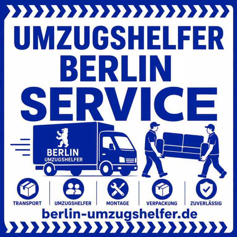 Umzugshelfer Berlin Service von Berlin Umzugshelfer mit Hinweis auf flexible Umzugshilfe, Transport und Möbelservice
