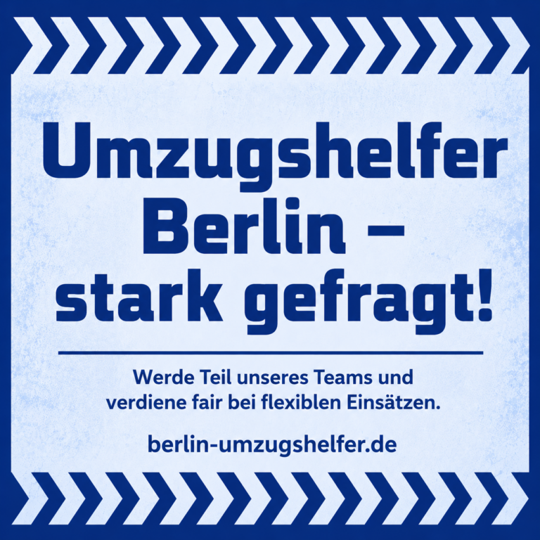 Titelbild für Umzugshelfer Berlin stark gefragt von Berlin Umzugshelfer mit Hinweis auf flexible Umzugshilfe in Berlin