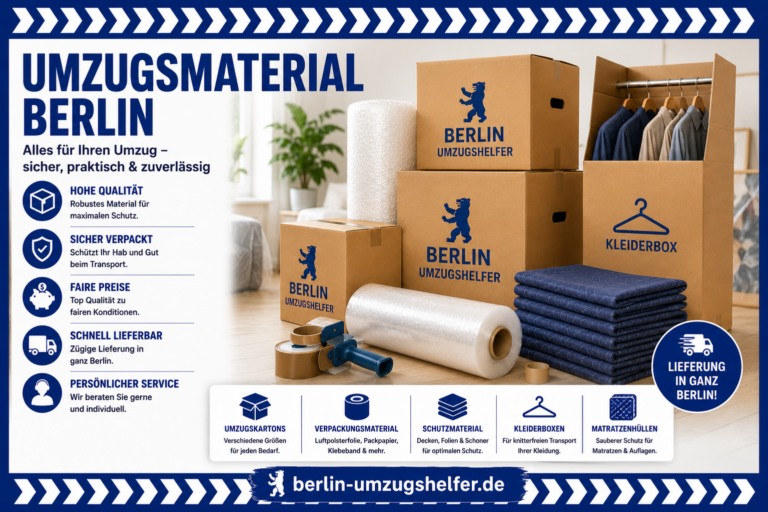 Umzugsmaterial Berlin kaufen mit Lieferung